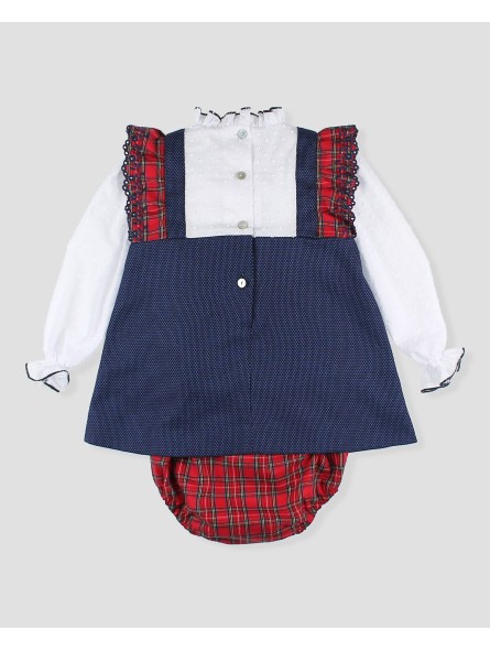 Galletas de Jengibre baby dress with bloomer