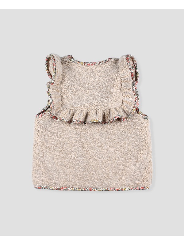 Shearling vest