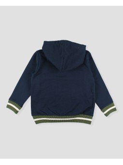 Sudadera com capucha dois cavalos