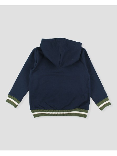 Sudadera con capucha dos caballos