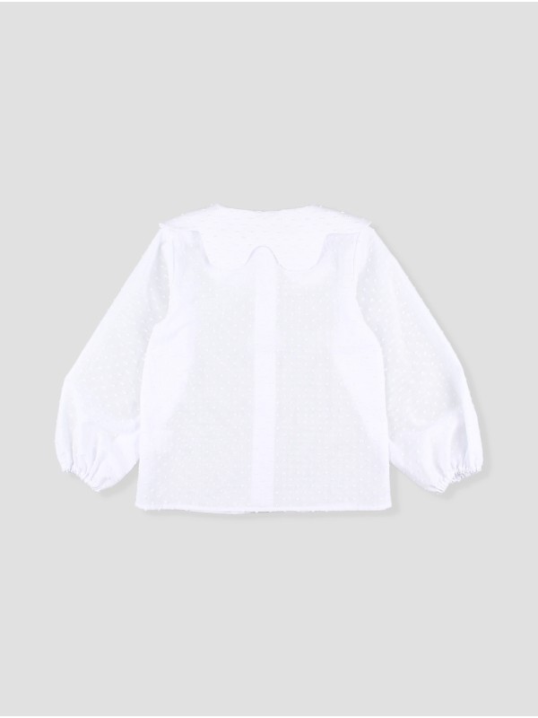 Blusa plumeti cuello ondas