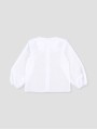 White long sleeve plumeti blouse