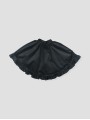 Black velvet cape