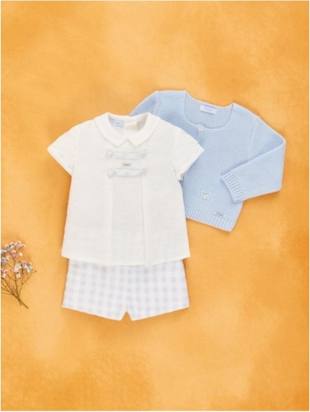 Camisa y pantalón corto vichy Camisa y pantalón corto vichy