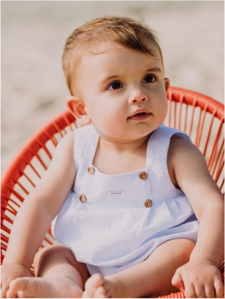 Pelele tirantes sersucker