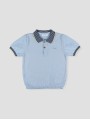 Knitted polo shirt 