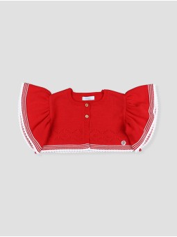 Chaqueta corta manga mariposa