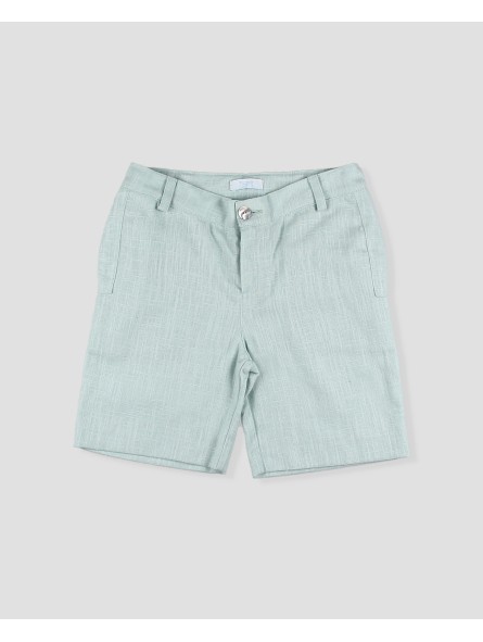 Calça curta linho