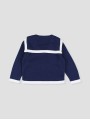 Sailor style knitted jacket