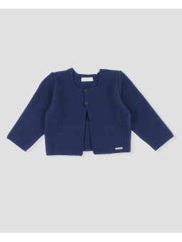 Long garter stitch cardigan