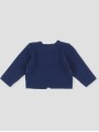 Long garter stitch cardigan