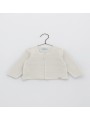 Long garter stitch cardigan