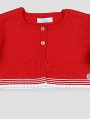 Short knitted cardigan