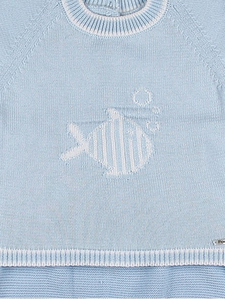 Conjunto ponto desenho peixe