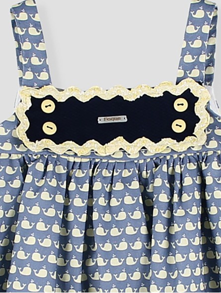 Mar whale dress