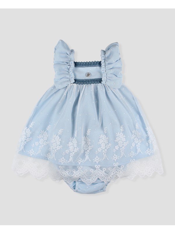 Confeti baby dress with bloomers