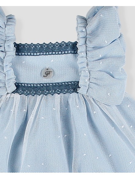 Confeti baby dress with bloomers