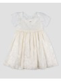 Vestido gasa bordada Bautizo