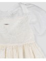 Vestido gasa bordada Bautizo