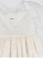 Girl embroidered tulle dress