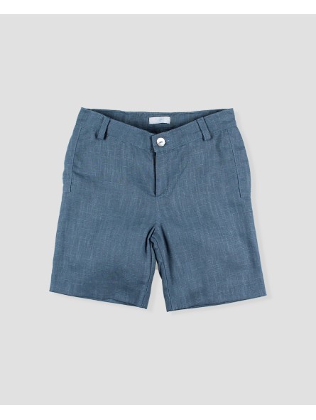 Calça curta linho