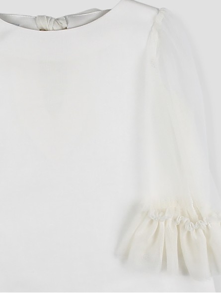 Ramas ivory tulle ceremony blouse