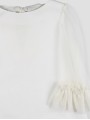 Ramas ivory tulle ceremony blouse