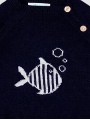 Camisola Intarsia Peixe