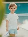 Playa striped green shorts