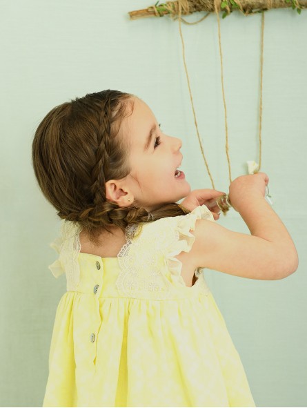 Fiesta baby dress with bloomers