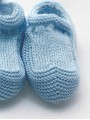 Knitted baby shoe