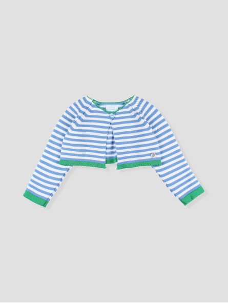 CHAQUETA LISTADA CORTA