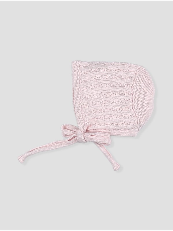 Manzaneda baby knitted bonnet