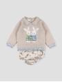 Conjunto para bebê (menino) Leitariegos