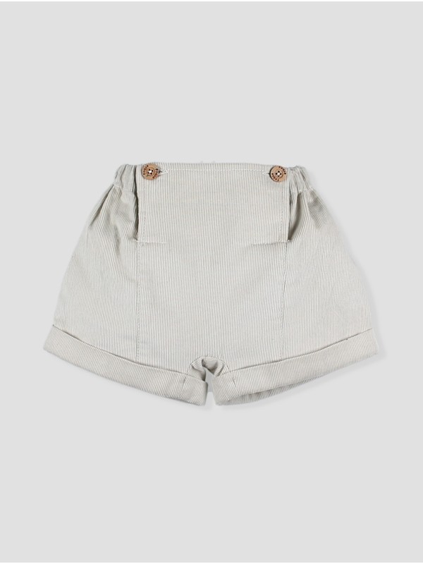 Pantalón corto pana