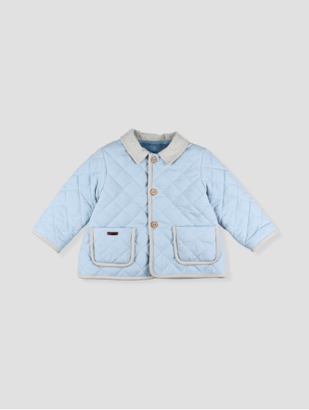 Light blue quilted jacket