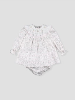 Vestido curto de bebê (estilo *jesusito*) Formigal