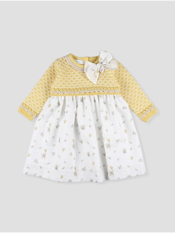 Vestido longo de bebê (estilo *faldón*) Astun