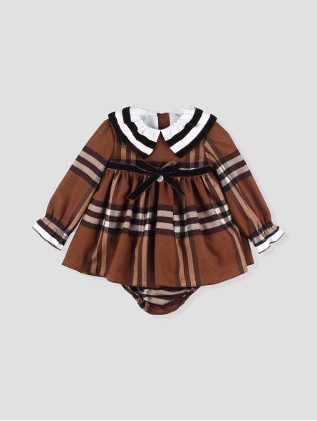 Vestido curto de bebê (estilo *jesusito*) Gstaad