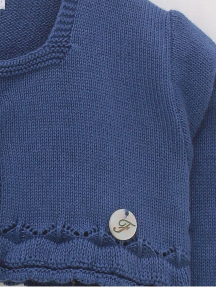 Knitted girl cardigan