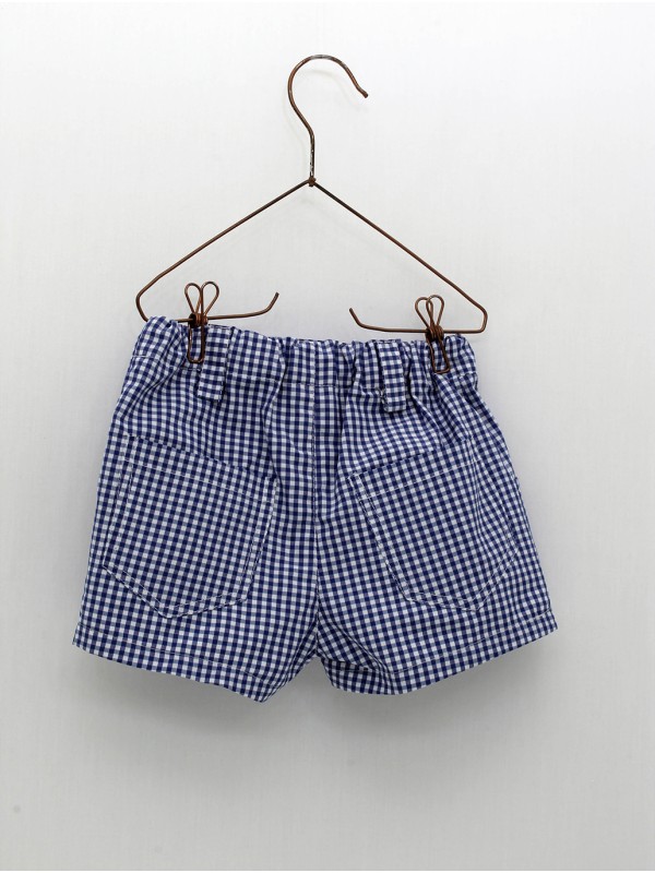 Pantalón corto cuadro vichy