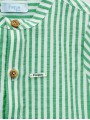 Camisa sersucker rayas con cuello panadero