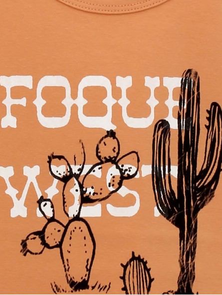 Camiseta bebÃ© con estampado Foque West