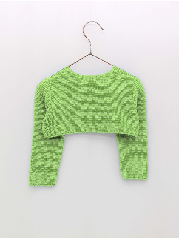Bolero garter stitch jacket