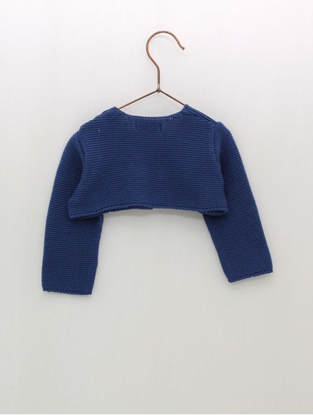 Bolero garter stitch jacket