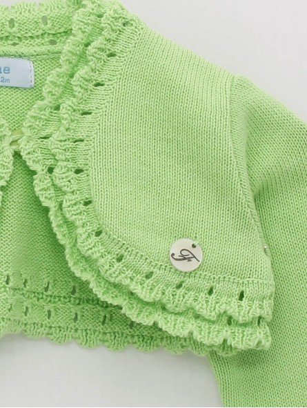 Wave knit jacket