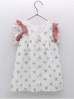 Vestido Plumeti Estampado Flores