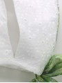 Embroidered fabric bonnet