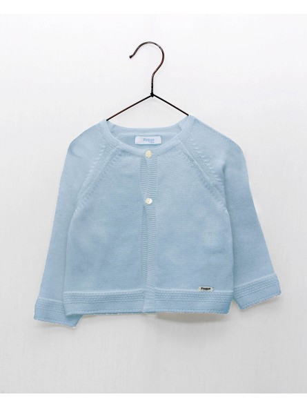 Chaqueta longa punto liso