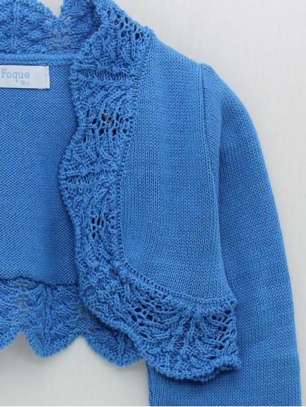 Jacket with waves and openwork